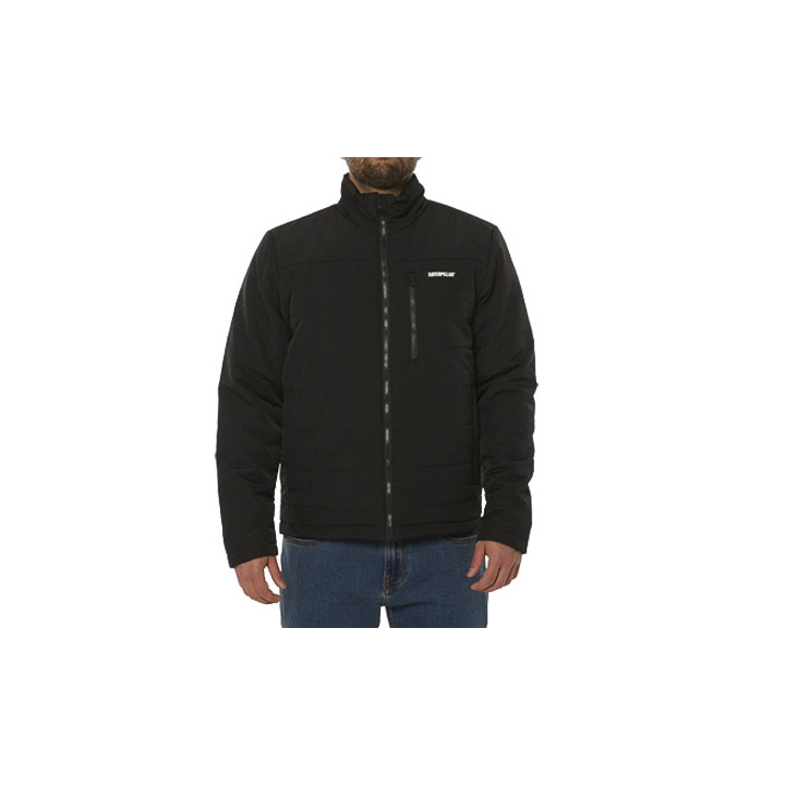 Caterpillar Clothing Pakistan - Caterpillar Foundation Synthetic Insulated Mens Jackets Black (326405-KJN)